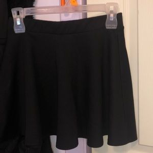 Ambiance Apparel Black Skater Skirt